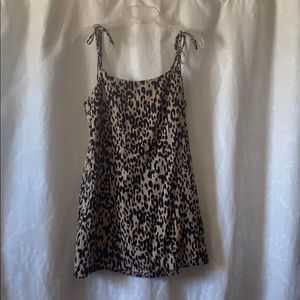 Printed mini dress